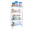 Shelving Unit Chromed – 4-Tier – 1510 X 455 X 1830Mm BCE