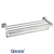 Towel Rail & Shelf Stainless Steel - Dimensions: 220mm x 605mm x 130mm ChromeCater