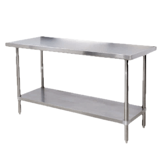 Plain Stainless Steel Table CC1.8P ChromeCater