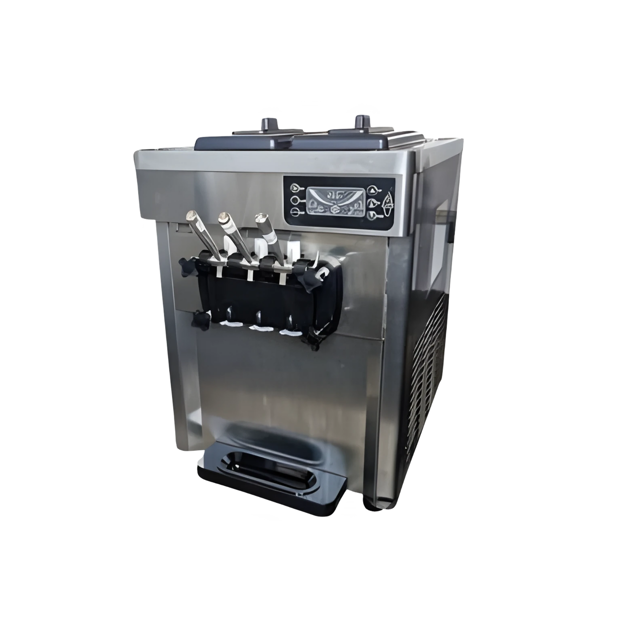 Compact Table Ice Cream Machine - 2 Flavours with Mix GCE