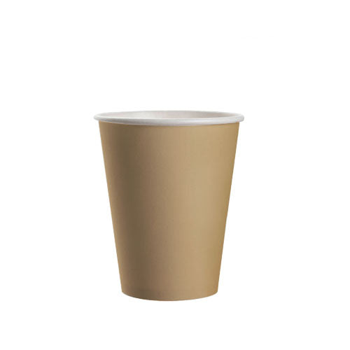 350ml Compostable Plain Kraft Double Wall Hot Cup (25 Per Pack) Alpaco Catering & Equipment Equipment