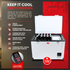 Snomaster 80L Portable Camping Fridge/Freezer Ac/Dc SnoMaster