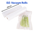 DZ-Perforated Vacuum Bag Rolls 280mm x 10m Chrome
