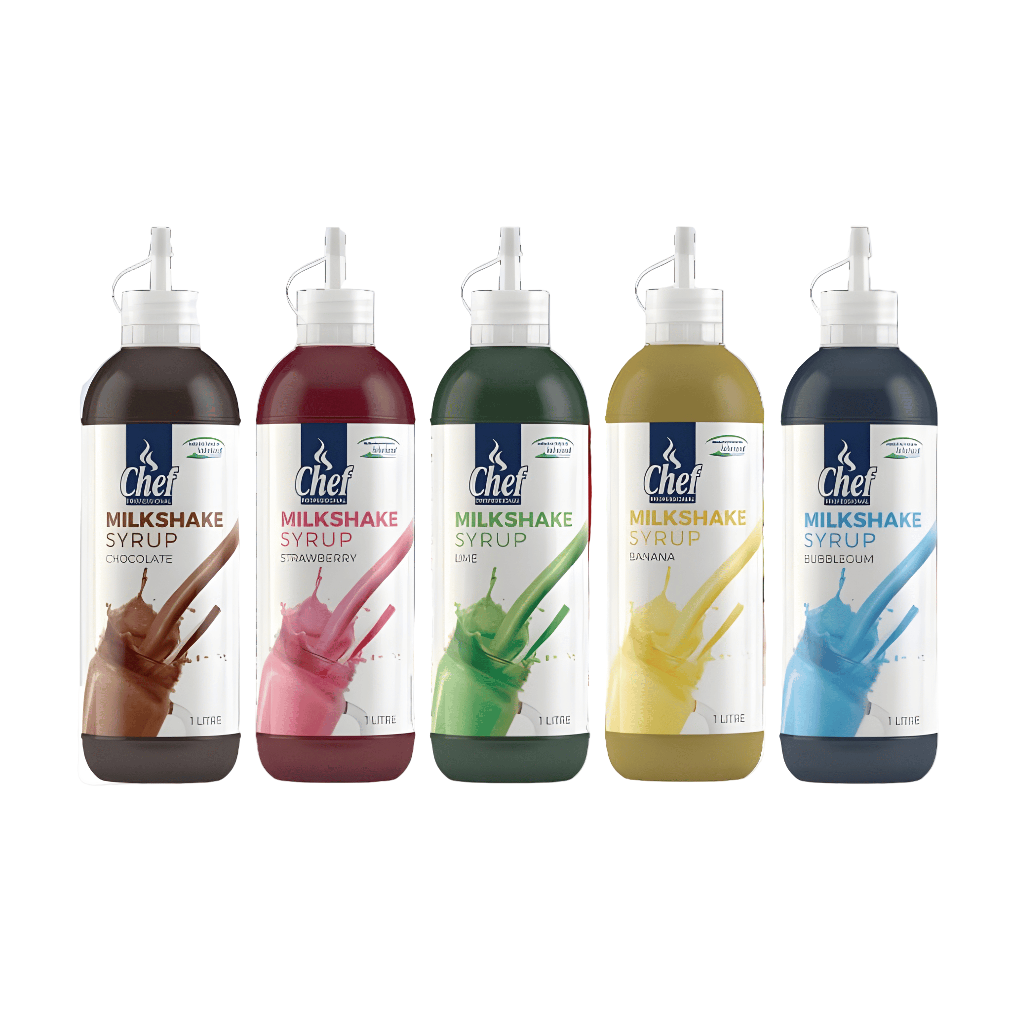 1lt Chef Professional Milkshake Syrup - Assorted Flavours LIBERTY SELECT
