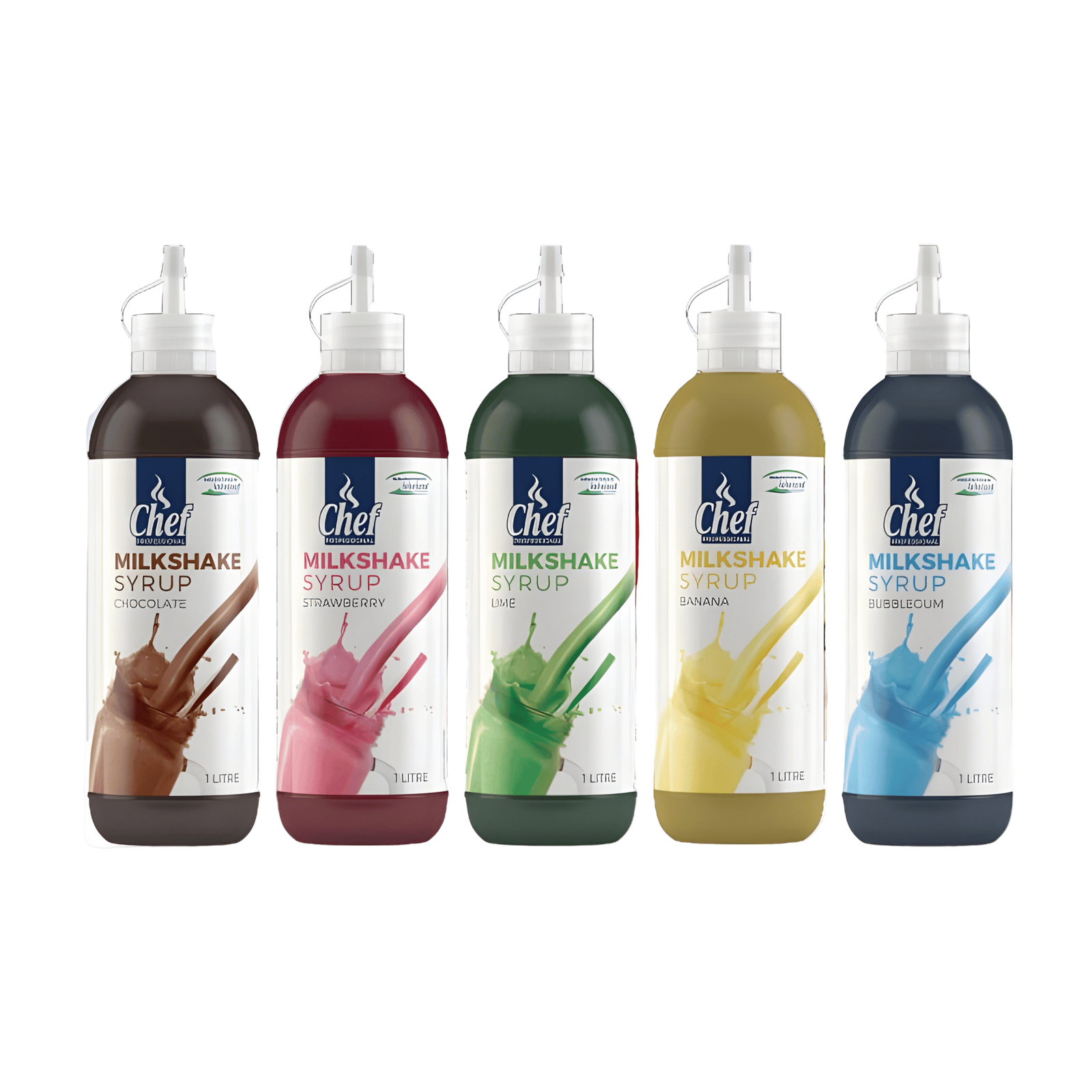 1lt Chef Professional Milkshake Syrup - Assorted Flavours – Alpaco ...