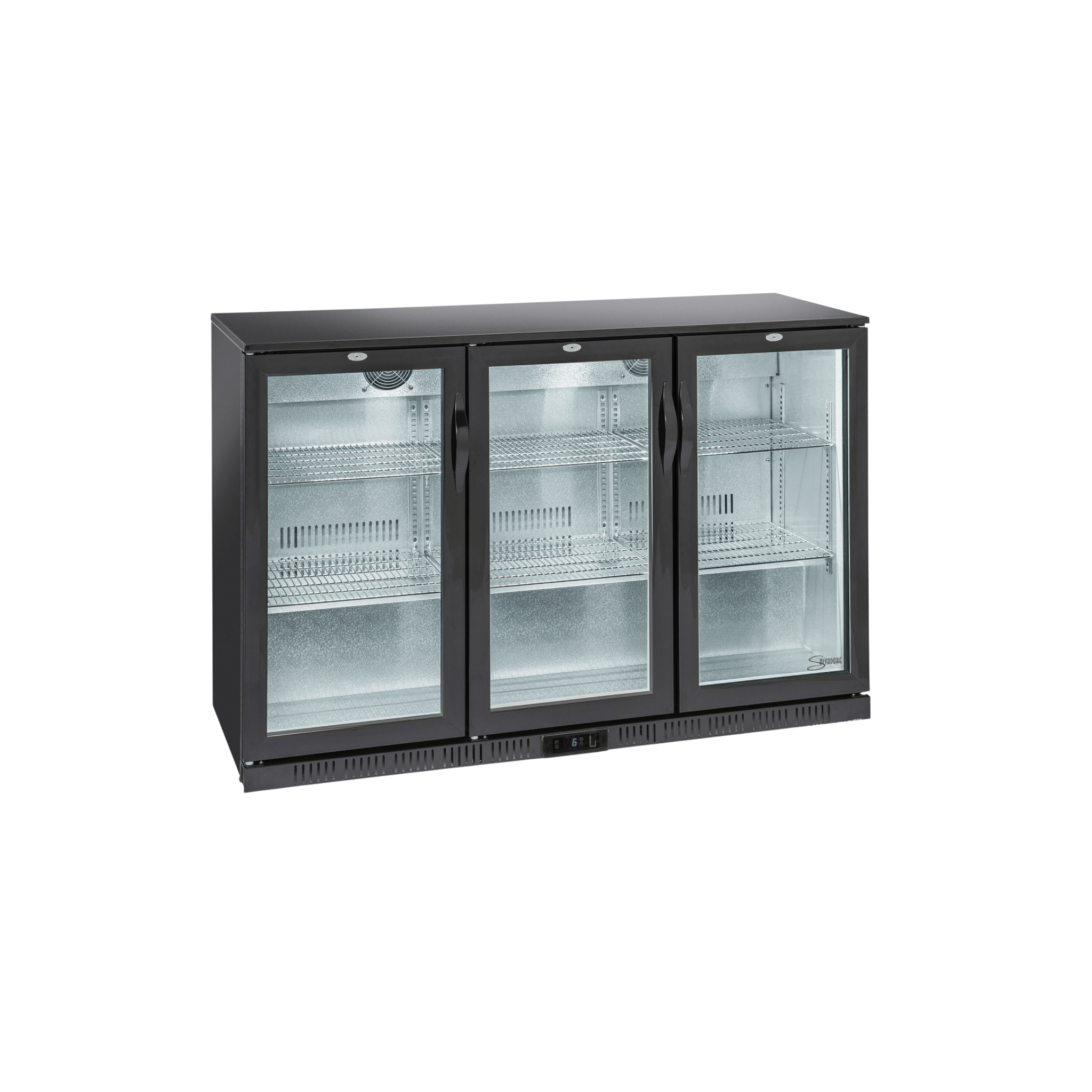 Salvadore – Back Bar Cooler – Triple Hinged Door Salvadore