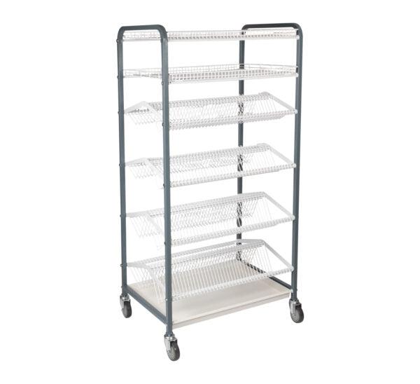 CROCKERY RACK MOBILE – F/STANDING – 830MM (830 X 600 X 1700MM) BCE