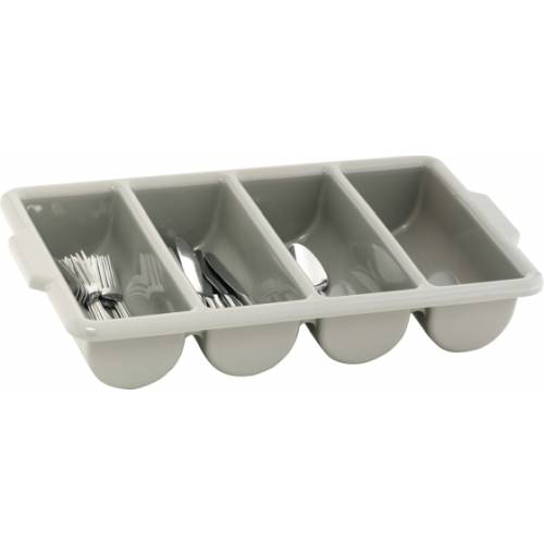 CUTLERY TRAY GREY 4 DIVISION – 500 X 300MM BCE