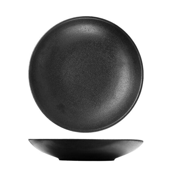 TEMPEST – BLACK – DEEP COUPE PLATE – 28CM BCE