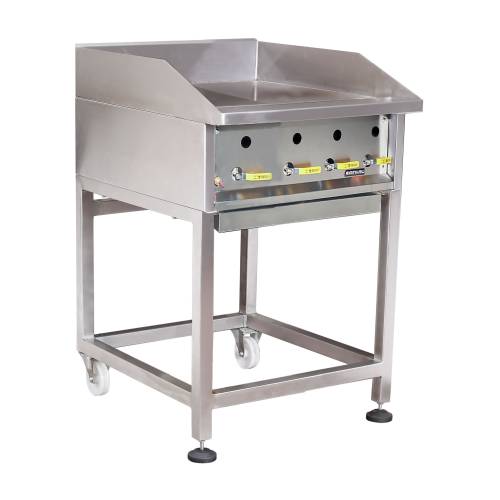 Heavy Duty Solid Top Griller – Gas – 600 BCE
