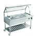 6 - DIV BAINMARIE FLOOR MODEL STRAIGHT GLASS Alpaco Catering & Equipment