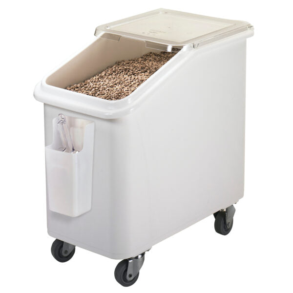 SLANT TOP INGREDIENT BIN WHITE 42CM W X 75CM L X 71CM H – 102KG CAPACITY BCE