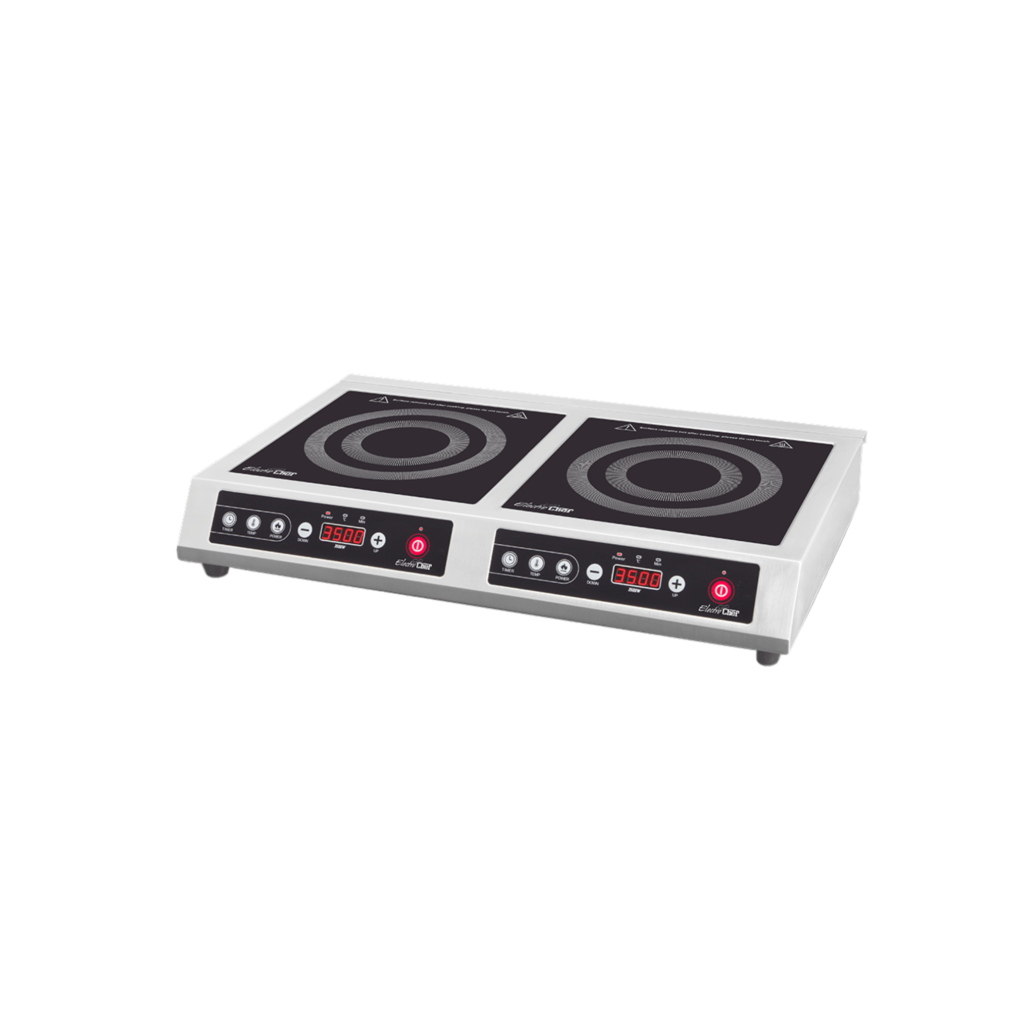 ElectroChef Induction Hob – Double Plate with Stand (Square) Electrochef