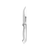 Broad Blade  Steak Knife – Steel Handle Grunter