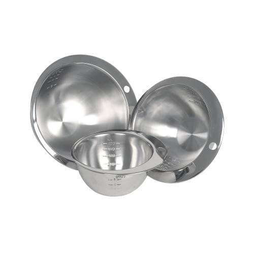 Measuring Bowl Stainles Steel Round Notched 800Ml BCE Brand