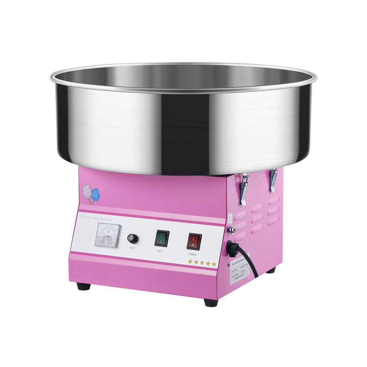 Candy Floss Machine - Blue Table Model 520mm Chrome