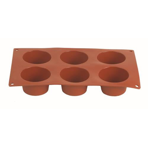 Mould Silicon Muffin – 6 Cups 70 X 40Mm BCE