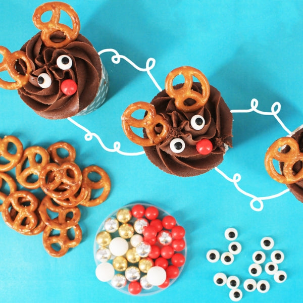 Reindeer Cupcake Kit BAKECAB