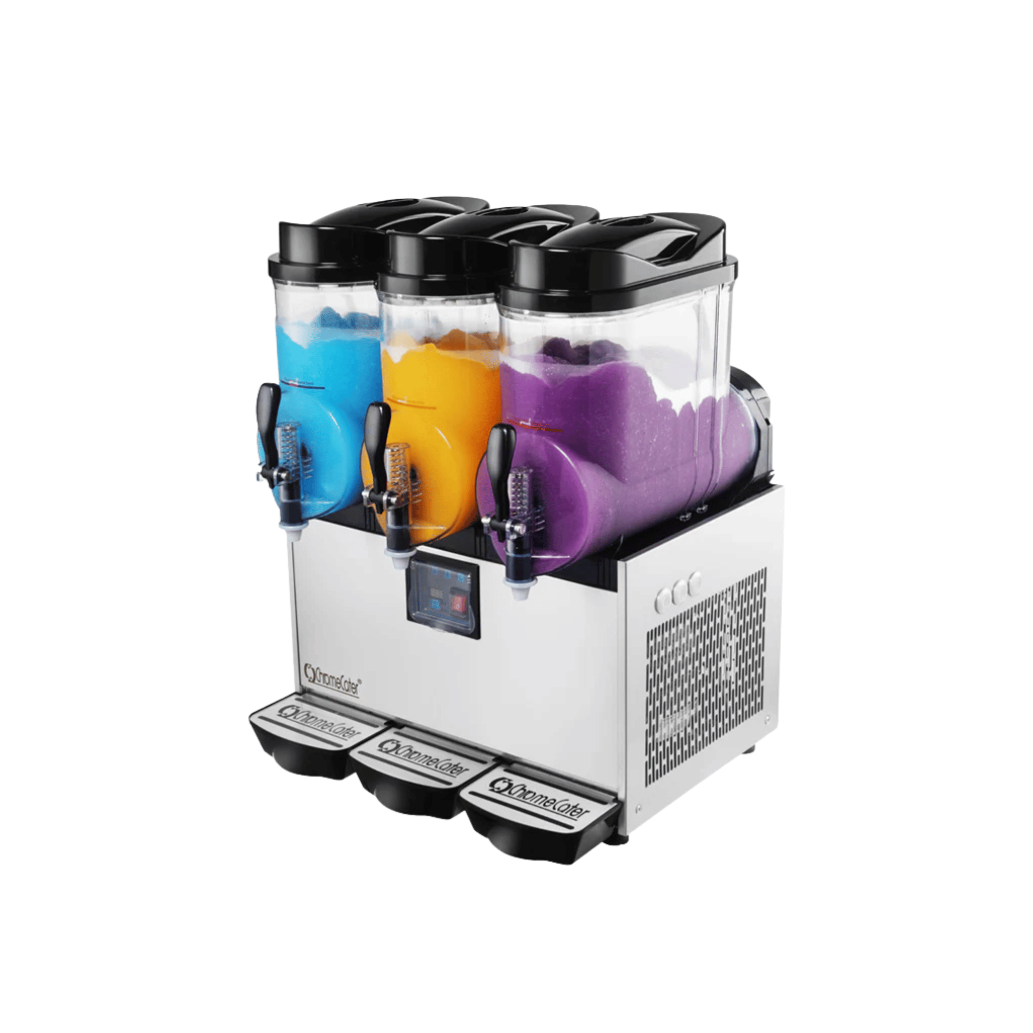 Slush Machine 3x15lt - Individual Tank Operation ChromeCater