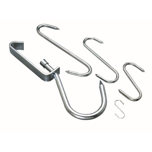 STEEL S HOOKS -8″/200MM (PACK OF 12) GALVANISED BCE