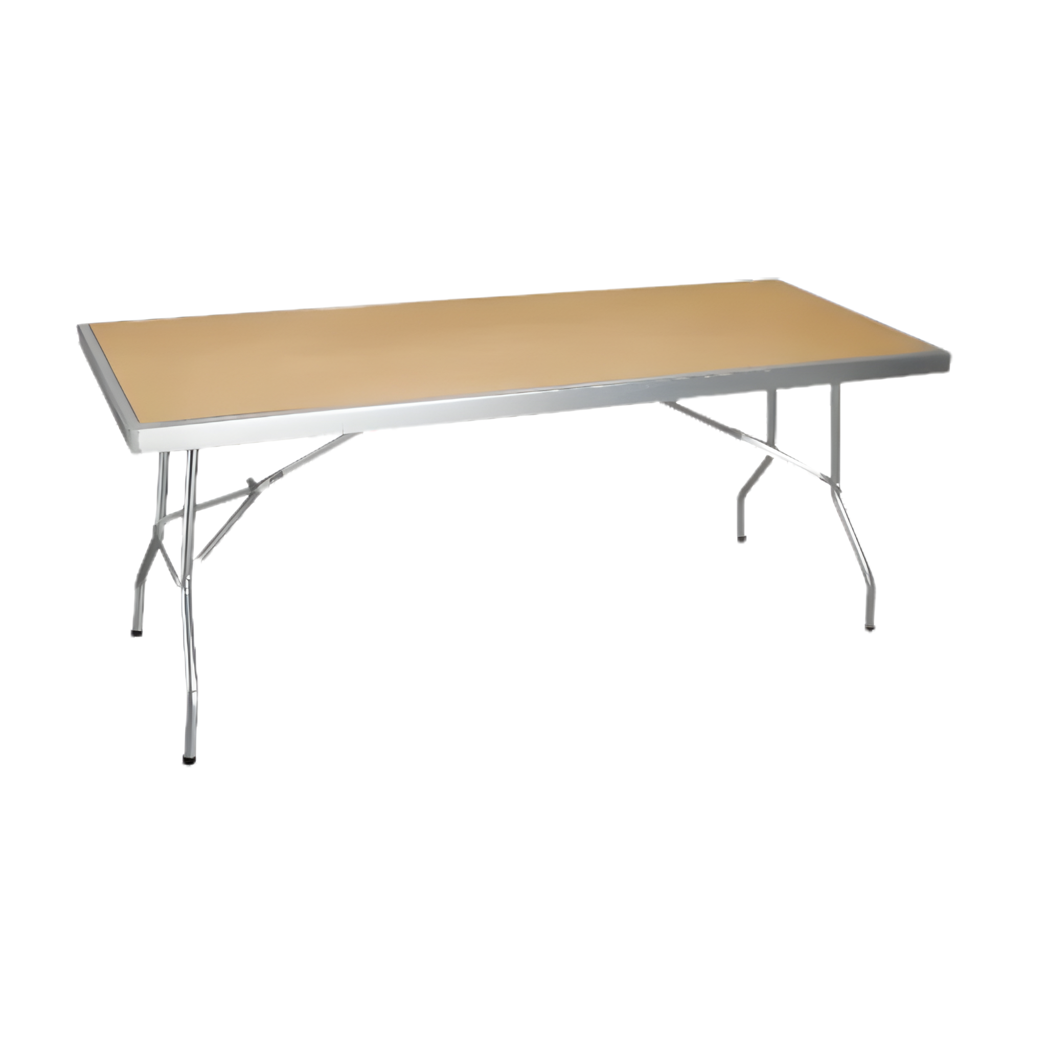 Trestle Wooden Table Foldable - Steel base - Heavy Duty Rand Brand