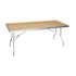 Trestle Wooden Table Foldable - Steel base - Heavy Duty Rand Brand