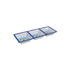 MELAMINE 3 SECTION TRAY BLUE MOROCCAN MANDALA, (342X120X23MM) Regent