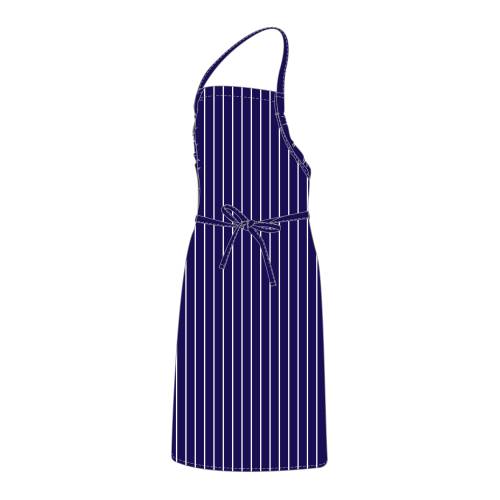 Chefs Uniform – Bib Apron – Black Pin Stripe Chef Equip