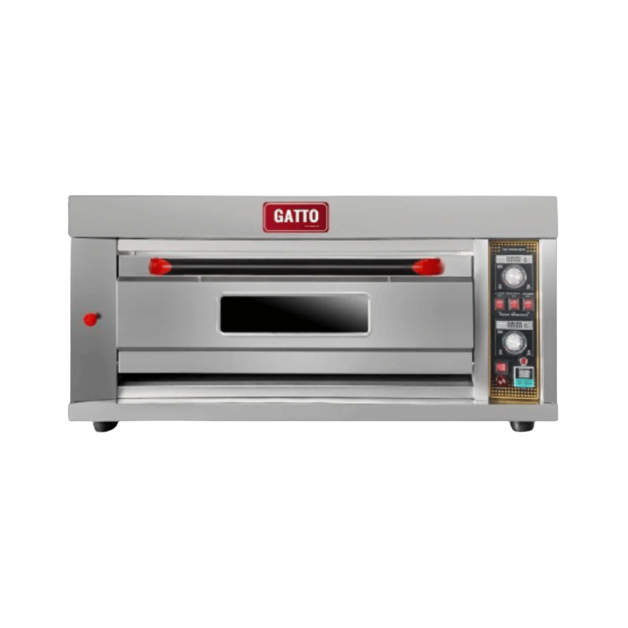 Gatto Gas Single Deck 1 Pan Pizza Oven c/w Ceramic Gatto