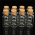 REGENT GLASS BOTTLES WITH CORK LIDS 4PCS, 110ML Regent