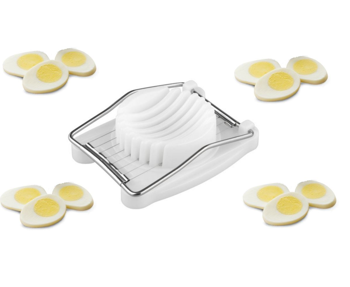 REGENT KITCHEN EGG SLICER PLASTIC WHITE, (102X80X30MM) Regent