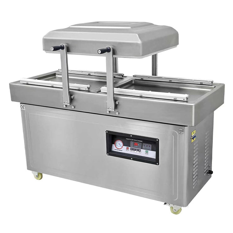 Double Chamber-Floor Model Vacuum Packer DZ400/2E ChromeCater