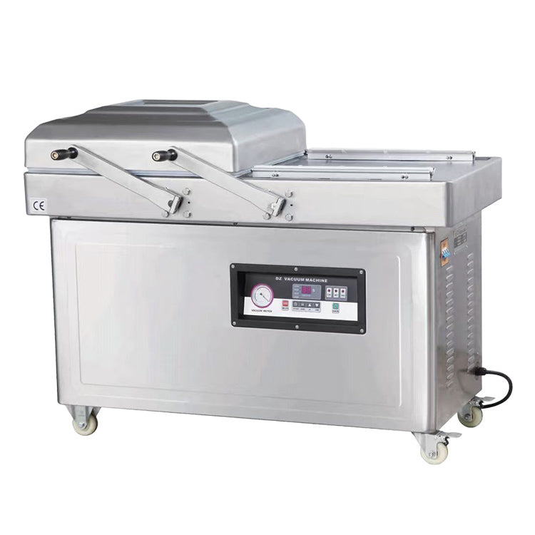 Double Chamber-Floor Model Vacuum Packer DZ400/2E ChromeCater