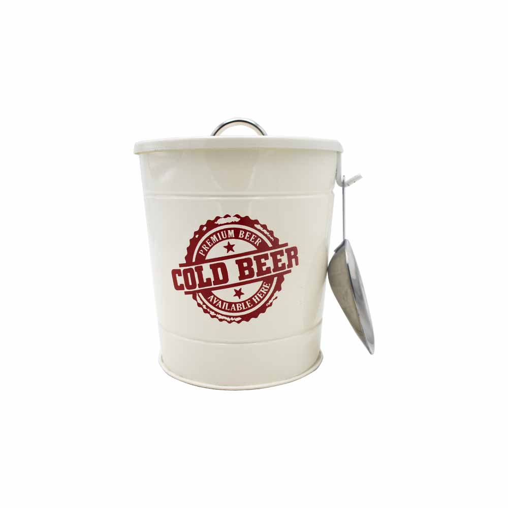 Vintage Theme Ice Bucket with Handle Culineva