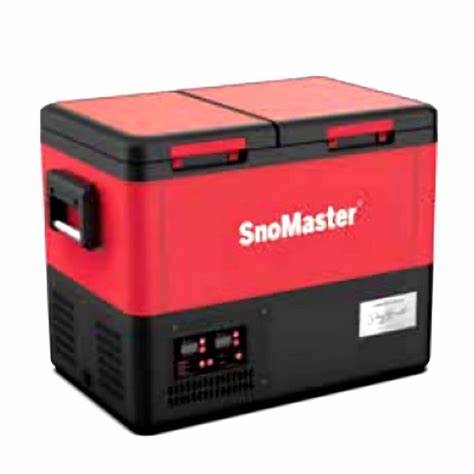 SnoMaster - 55L Portable Leather Clad Fridge/Freezer AC/DC - Limited Edition Signature Series SNOMASTER