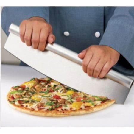 REGENT KITCHEN ROCKER PIZZA CUTTER STAINLESS STEEL WITH PROTECTING COVER, (350X80MM) Regent