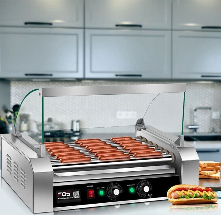 Hot Dog Roller Griller - 11 Roller ChromeCater