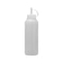 ROUND PLASTIC SAUCE BOTTLE WHITE 6 PACK, (500ML) Alpaco Catering & Equipment