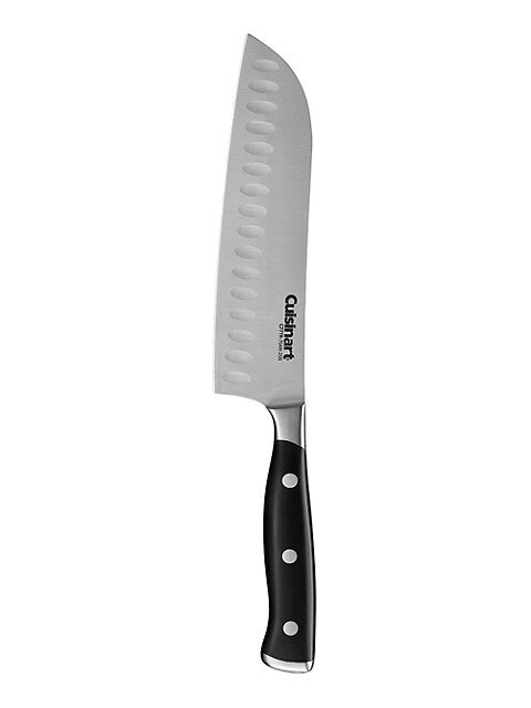 REGENT KITCHEN SANTOKU KNIFE WITH BLACK HANDLE AND RIVETS, (290MM) Regent