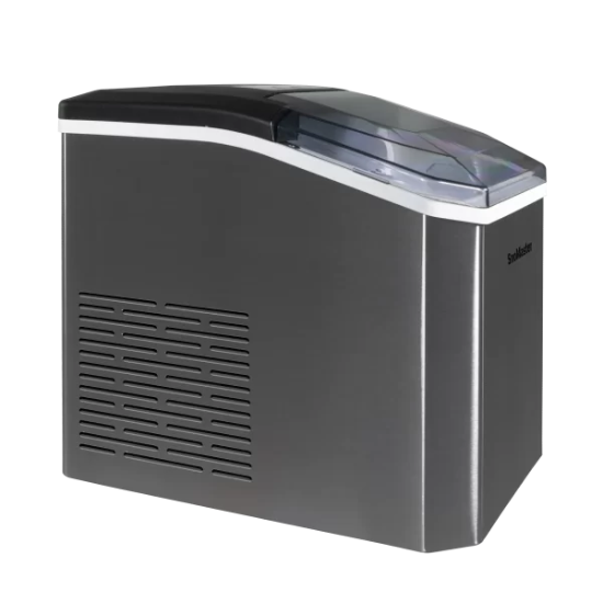 Ice Machine - 12Kg/24Hr Counter-Top Bullet Type Ice-Maker - Stainless Steel SNOMASTER