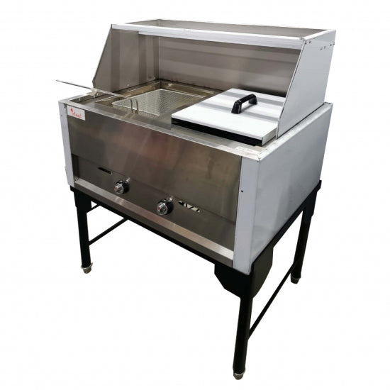 Elcetric Spaza Fryer 2 x 12Lt - BASKET NOT INCLUDED GLOBAL BRAND