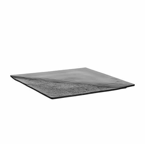 REGENT MELAMINE ARTISINAL SUSHI SERVING PLATTER RECT. MATT BLACK SLATE, (333X316X16MM) Regent