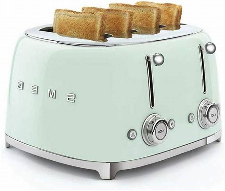 SMEG - RETRO 4-SLICE SQUARE TOASTER Smeg