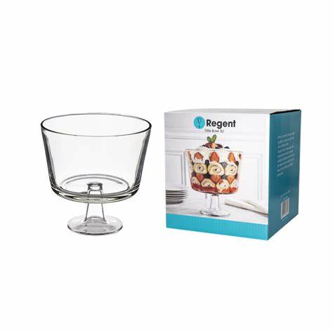 REGENT GLASS TRIFLE BOWL, 3LT (215MM DIAX210MM) Regent