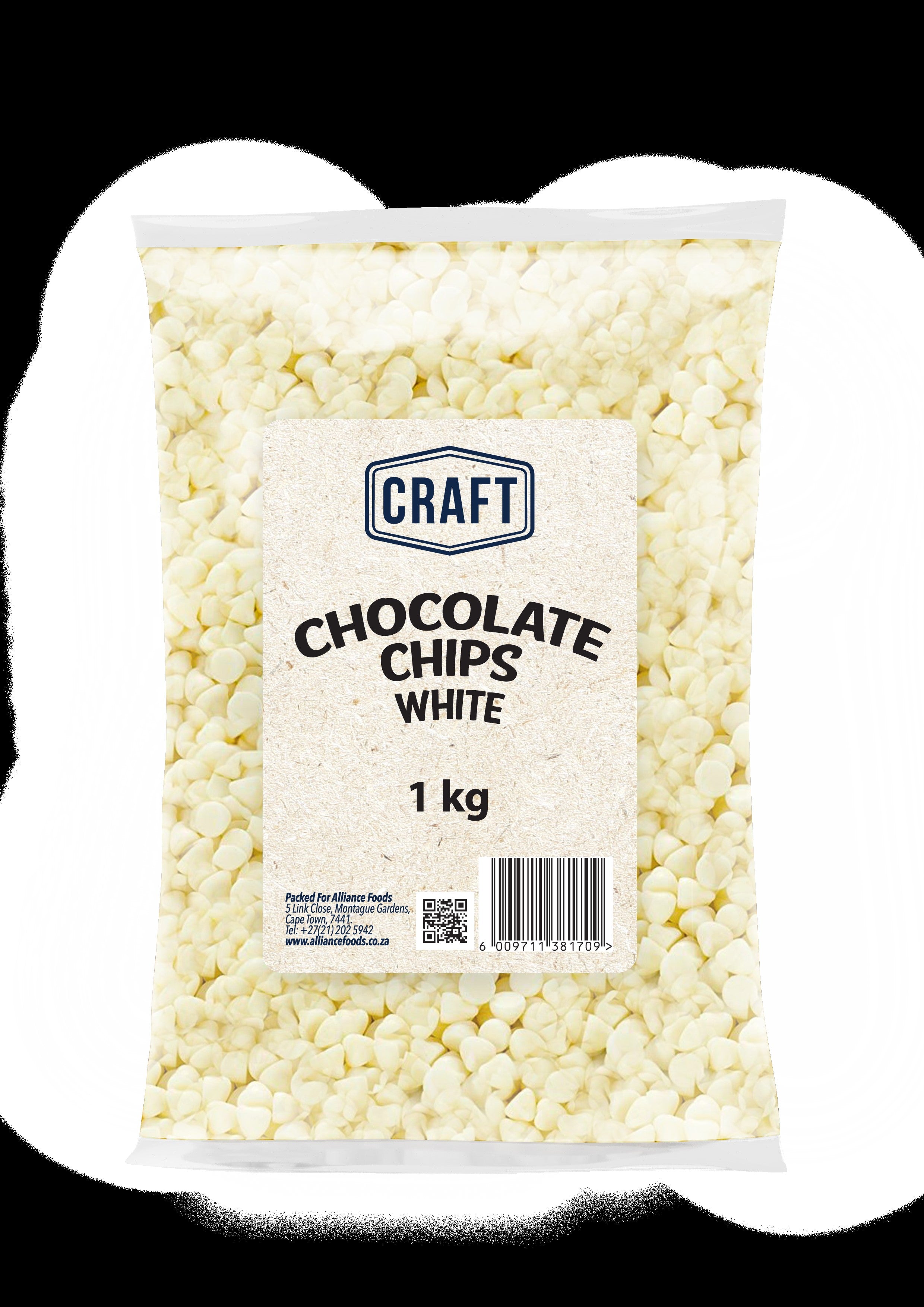 Chocolate Chips - White Craft 1kg CRAFT