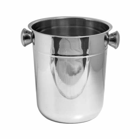 BAR BUTLER CHAMPAGNE ICE BUCKET WITH KNOB HANDLES STAINLESS STEEL, 8LT (225MM:DX260M) Bar Butler