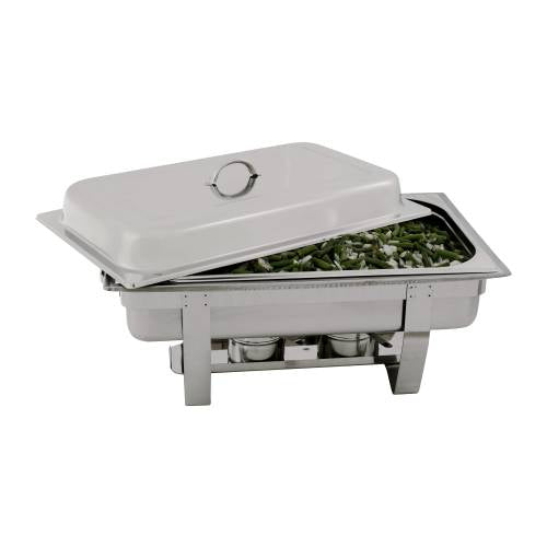Chafing Dish Stainless Steel-Polished (Rectangular) 7.5Lt Global