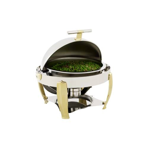 Chafing Dish Delux-Rolltop (Round) 6.8Lt Global