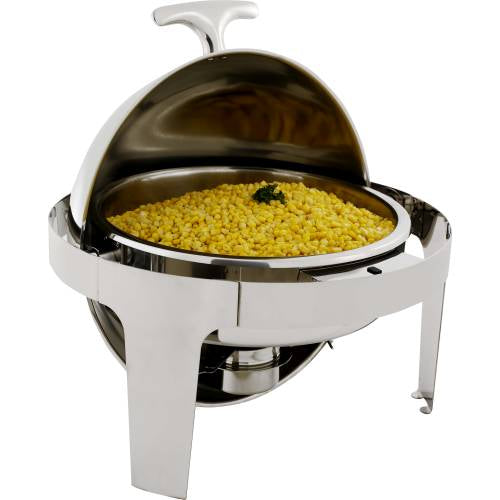 Chafing Dish S/Steel – Roll Top (Round)180 6.8Lt Global