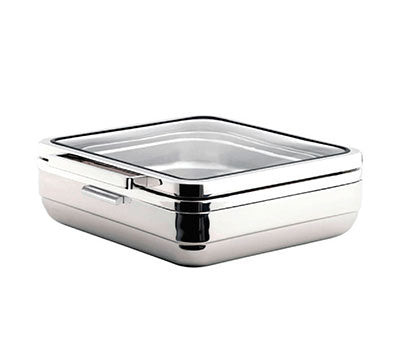 T-Collection Induction Chafing Dish (Square) Steel Band 5.5Lt TIGER
